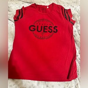 Guess Y2K Logo Sequin Los Angeles Tee